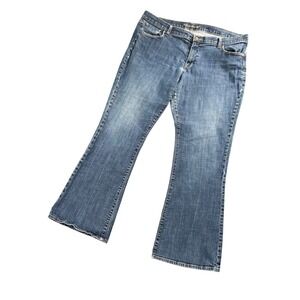 VTG Old Navy Sweetheart‎ Womens Bootcut Jeans Y2K Blue Denim Size 18 Reg